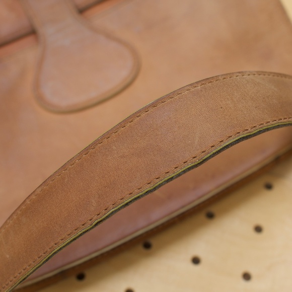 Vintage Marni 100% Leather Medium Size Brown Hobo Satchel Purse Made In Italy - Picture 11 of 17